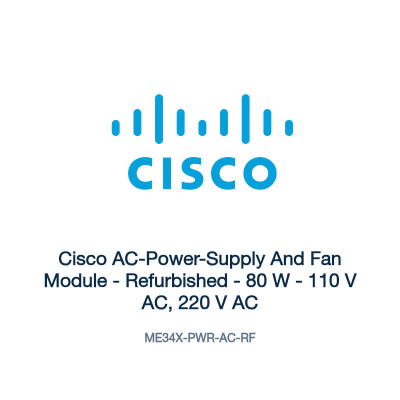 ME34X-PWR-AC-RF: Cisco AC-Power-Supply And Fan Module