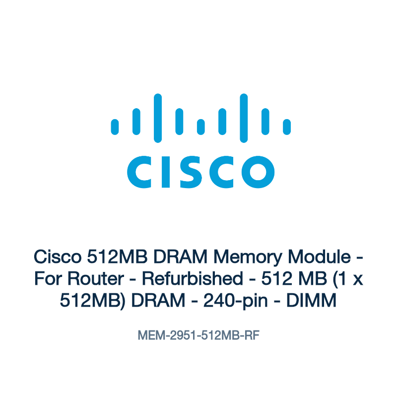 MEM-2951-512MB-RF: Cisco 512MB DRAM Memory Module