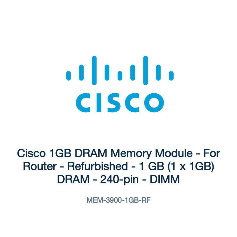 MEM-3900-1GB-RF: Cisco 1GB DRAM Memory Module