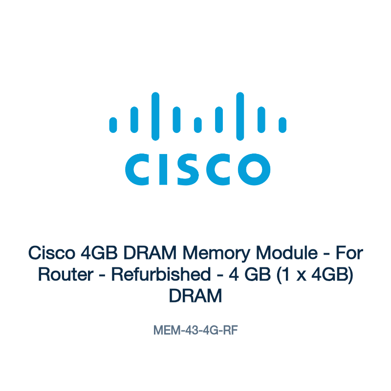 MEM-43-4G-RF: Cisco 4GB DRAM Memory Module