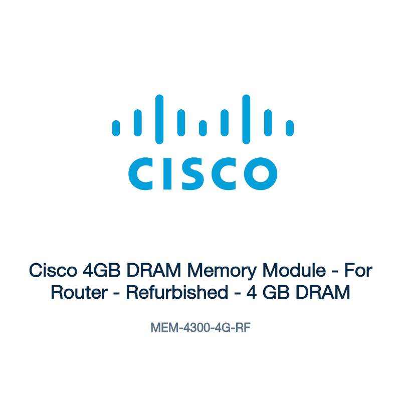 MEM-4300-4G-RF: Cisco 4GB DRAM Memory Module