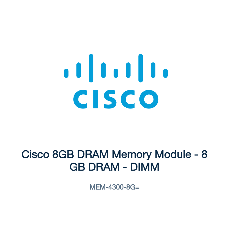 MEM-4300-8G=: Cisco 8GB DRAM Memory Module