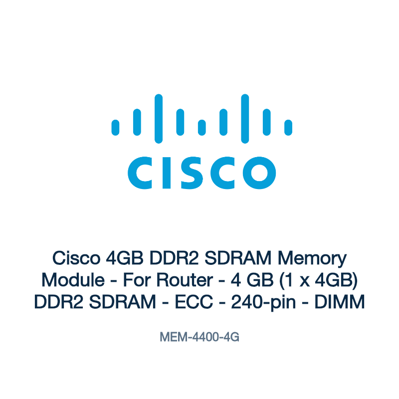 MEM-4400-4G: Cisco 4GB DDR2 SDRAM Memory Module