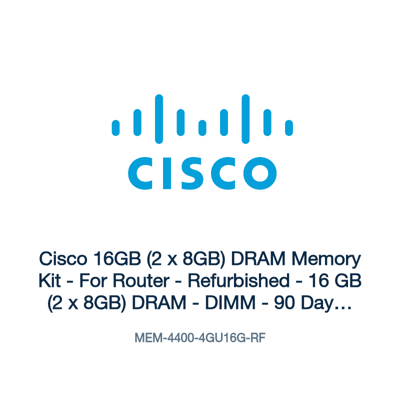 MEM-4400-4GU16G-RF: Cisco 16GB (2 x 8GB) DRAM Memory Kit