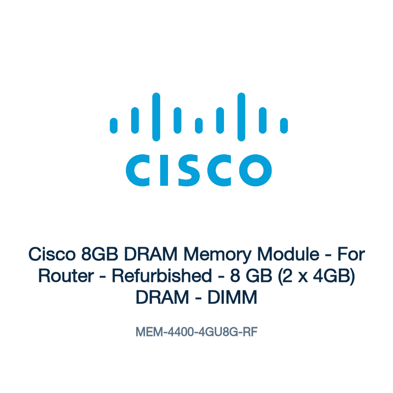 MEM-4400-4GU8G-RF: Cisco 8GB DRAM Memory Module