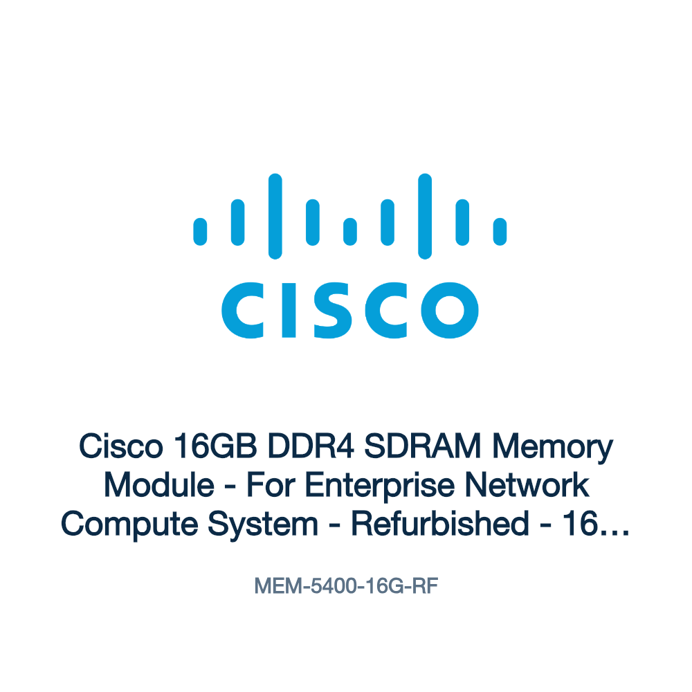 MEM-5400-16G-RF: Cisco 16GB DDR4 SDRAM Memory Module