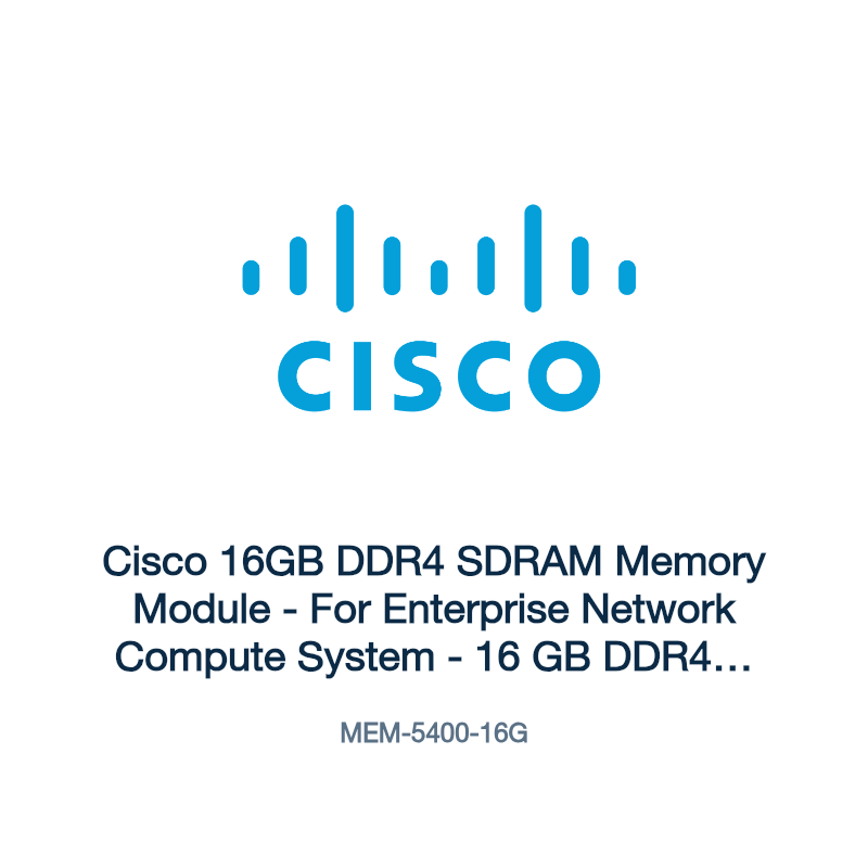 MEM-5400-16G: Cisco 16GB DDR4 SDRAM Memory Module