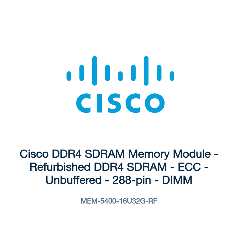 MEM-5400-16U32G-RF: Cisco DDR4 SDRAM Memory Module