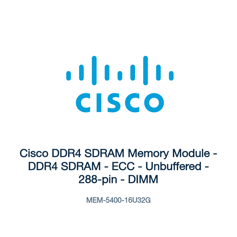 MEM-5400-16U32G: Cisco DDR4 SDRAM Memory Module