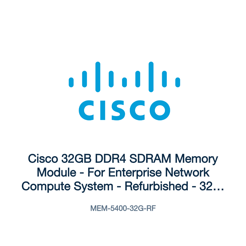 MEM-5400-32G-RF: Cisco 32GB DDR4 SDRAM Memory Module