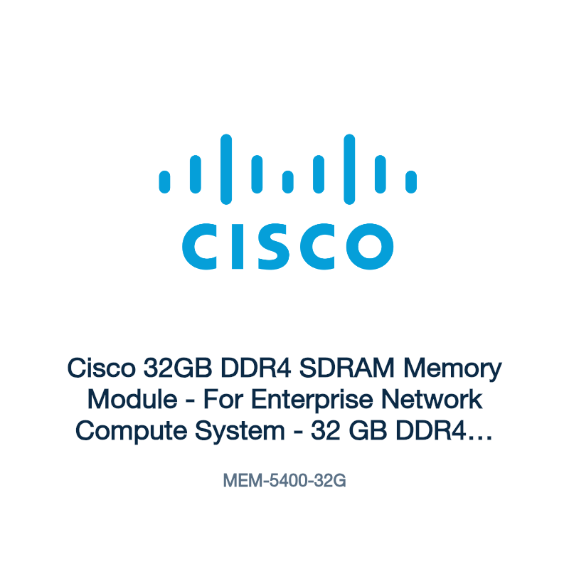 MEM-5400-32G: Cisco 32GB DDR4 SDRAM Memory Module
