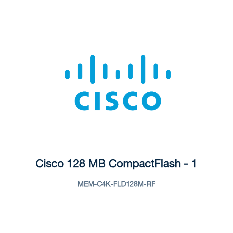 MEM-C4K-FLD128M-RF: Cisco 128 MB CompactFlash