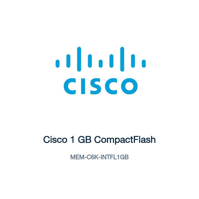 MEM-C6K-INTFL1GB: Cisco 1 GB CompactFlash