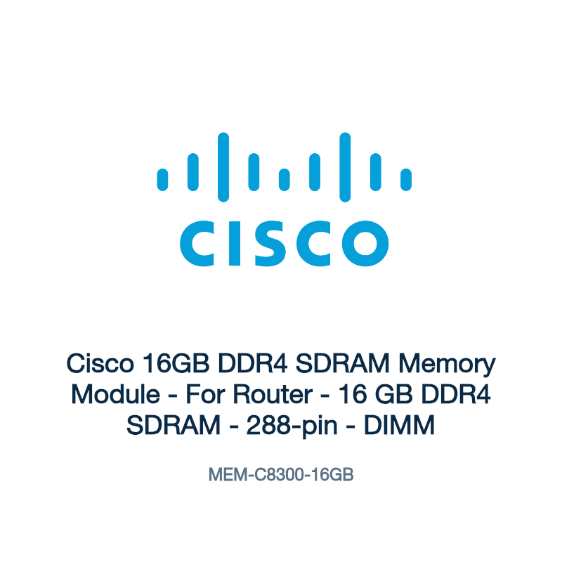 MEM-C8300-16GB: Cisco 16GB DDR4 SDRAM Memory Module