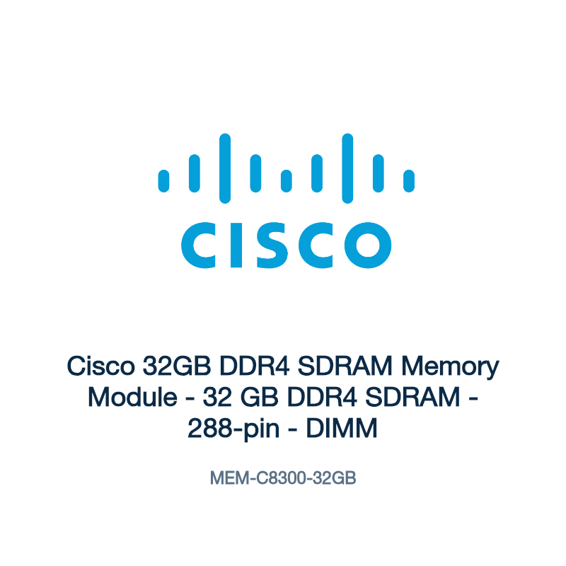 MEM-C8300-32GB: Cisco 32GB DDR4 SDRAM Memory Module