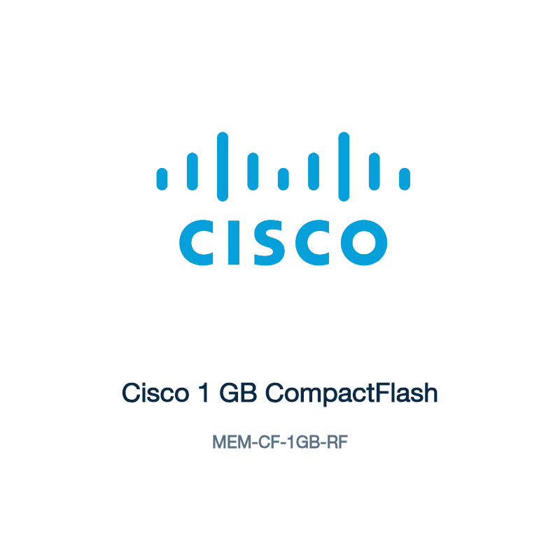 MEM-CF-1GB-RF: Cisco 1 GB CompactFlash
