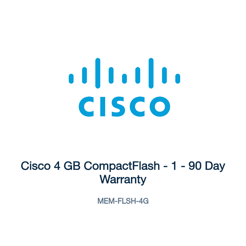 MEM-FLSH-4G: Cisco 4 GB CompactFlash