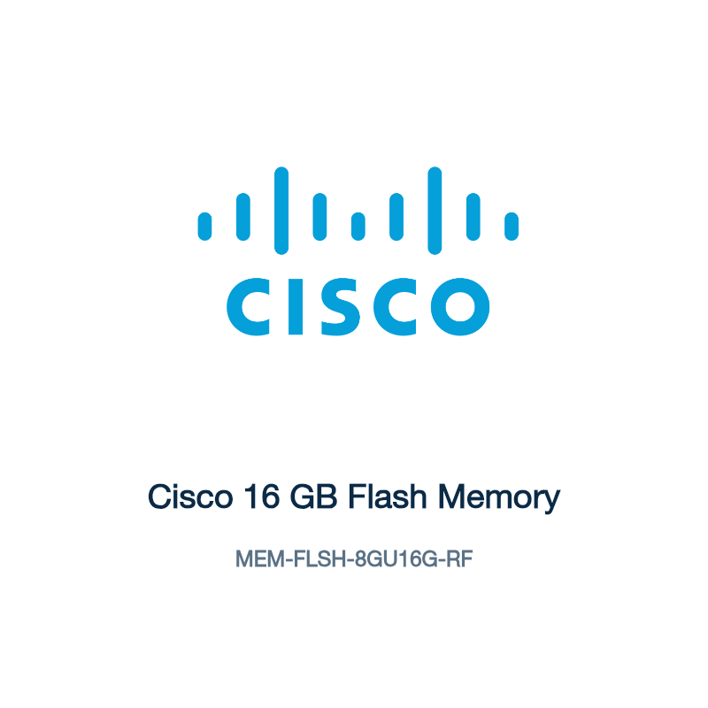 MEM-FLSH-8GU16G-RF: Cisco 16 GB Flash Memory