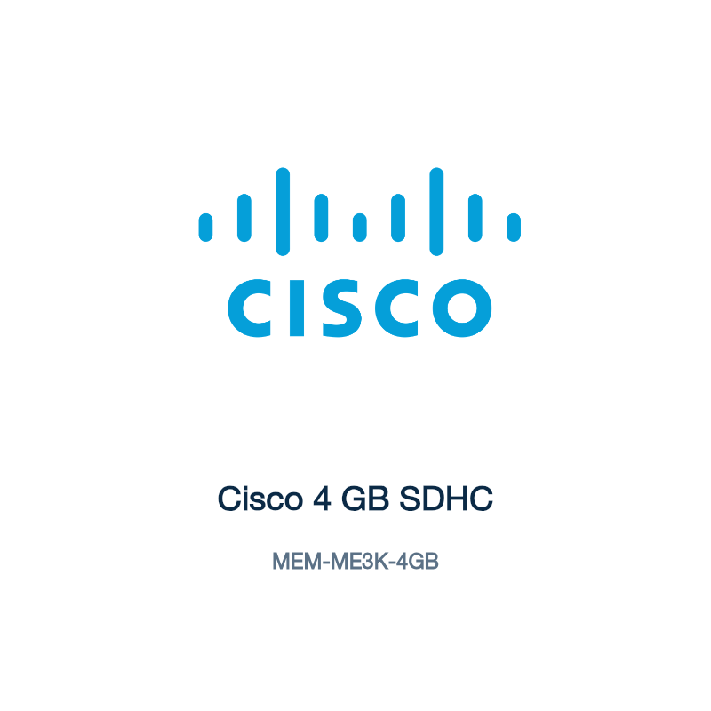 MEM-ME3K-4GB: Cisco 4 GB SDHC