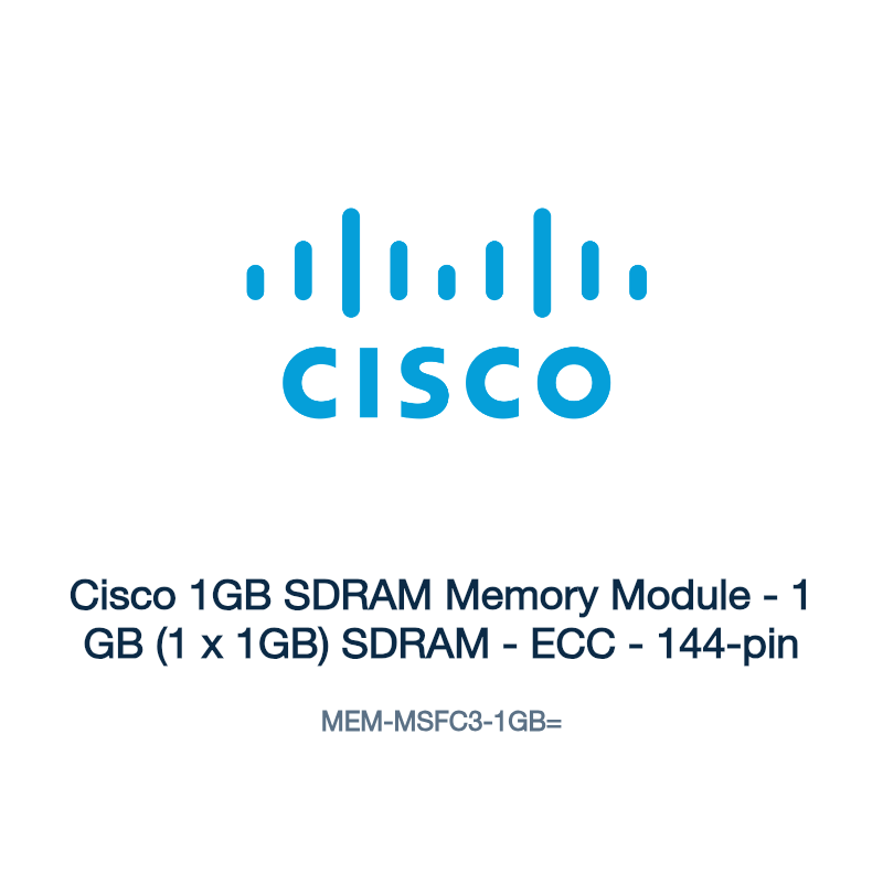 MEM-MSFC3-1GB=: Cisco 1GB SDRAM Memory Module