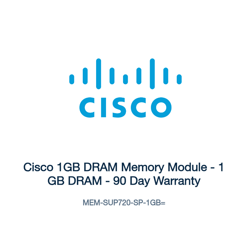 MEM-SUP720-SP-1GB=: Cisco 1GB DRAM Memory Module