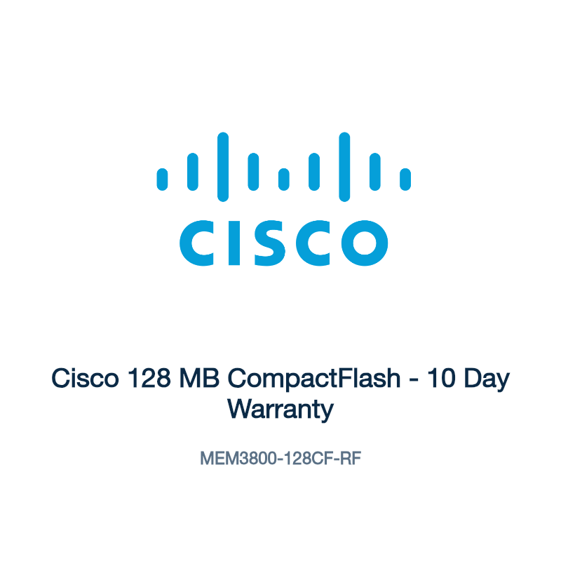 MEM3800-128CF-RF: Cisco 128 MB CompactFlash