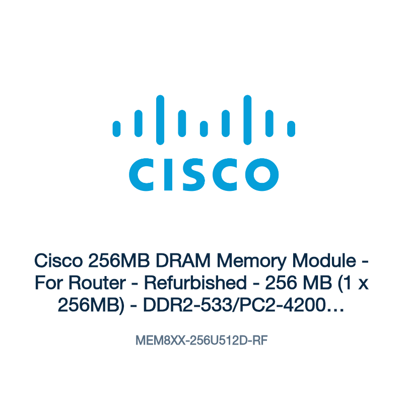 MEM8XX-256U512D-RF: Cisco 256MB DRAM Memory Module