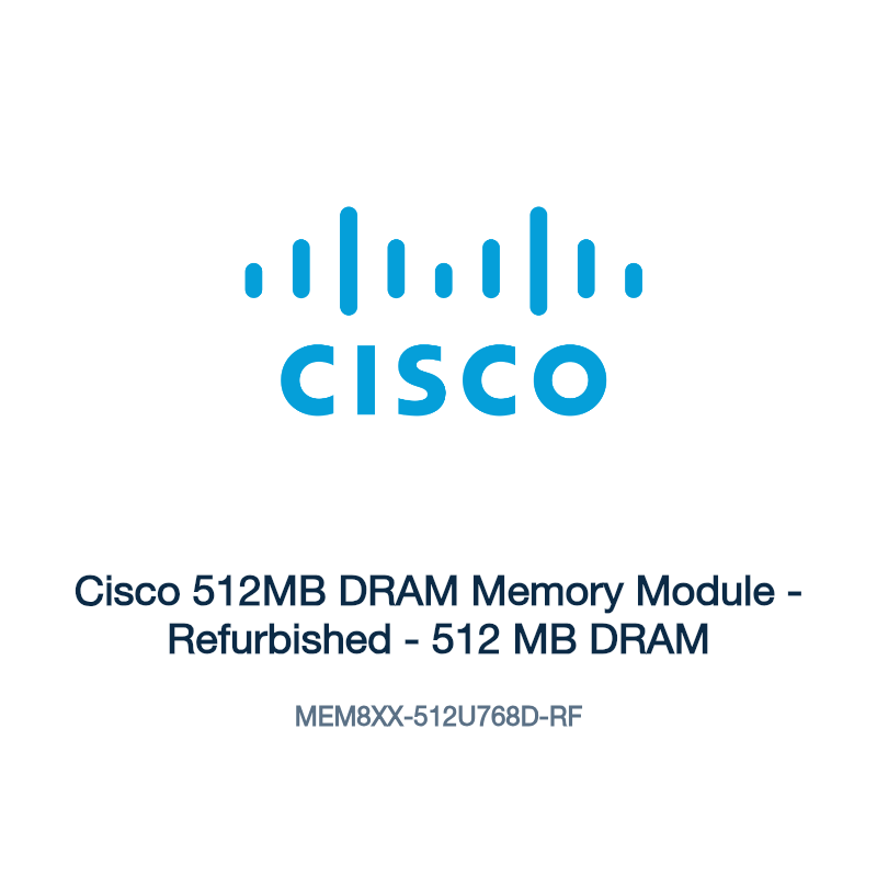 MEM8XX-512U768D-RF: Cisco 512MB DRAM Memory Module