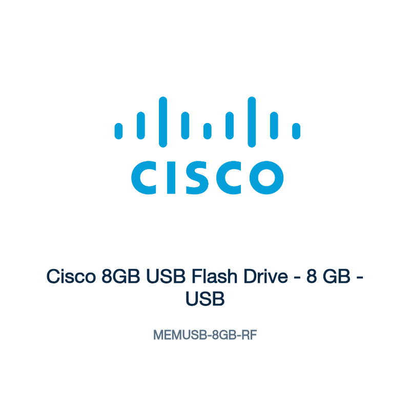 MEMUSB-8GB-RF: Cisco 8GB USB Flash Drive