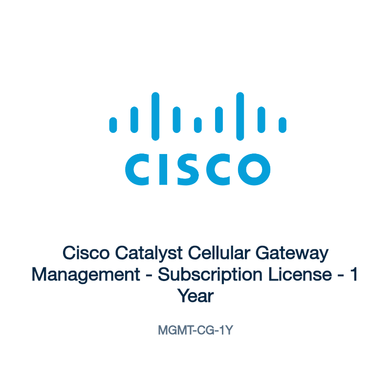 MGMT-CG-1Y: Cisco Catalyst Cellular Gateway Management