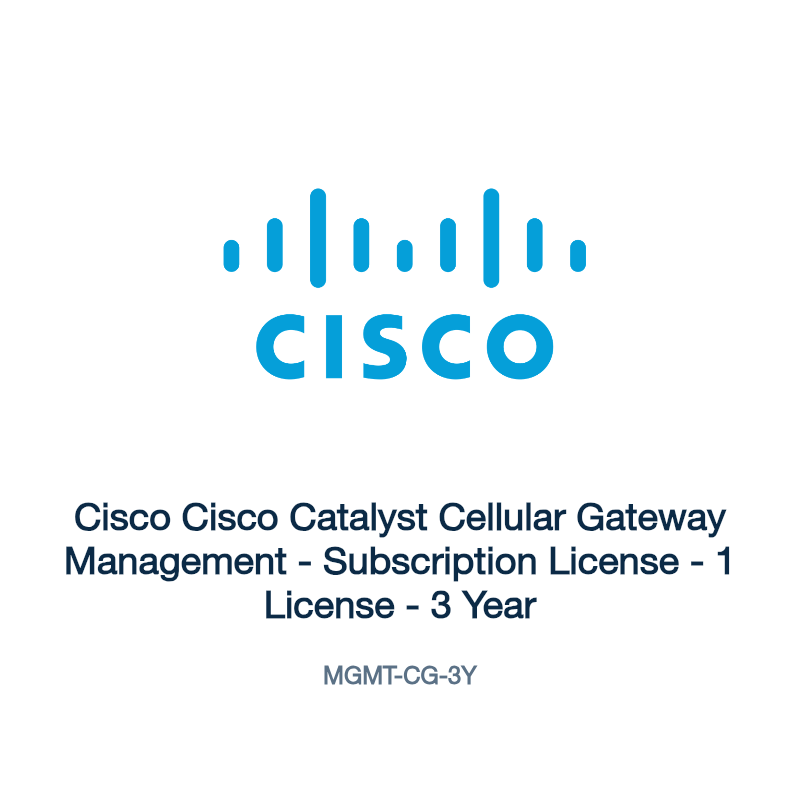 MGMT-CG-3Y: Cisco Cisco Catalyst Cellular Gateway Management