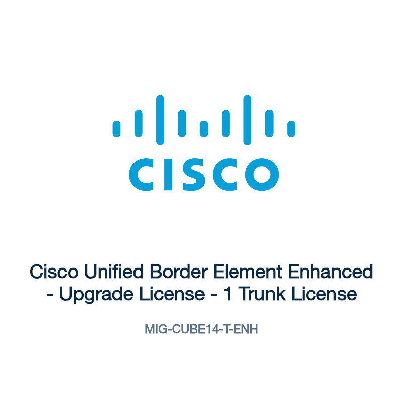 MIG-CUBE14-T-ENH: Cisco Unified Border Element Enhanced