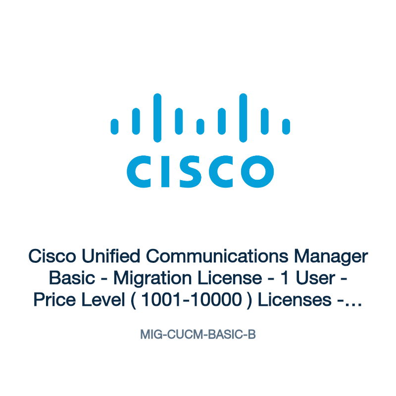 MIG-CUCM-BASIC-B: Cisco Unified Communications Manager Basic