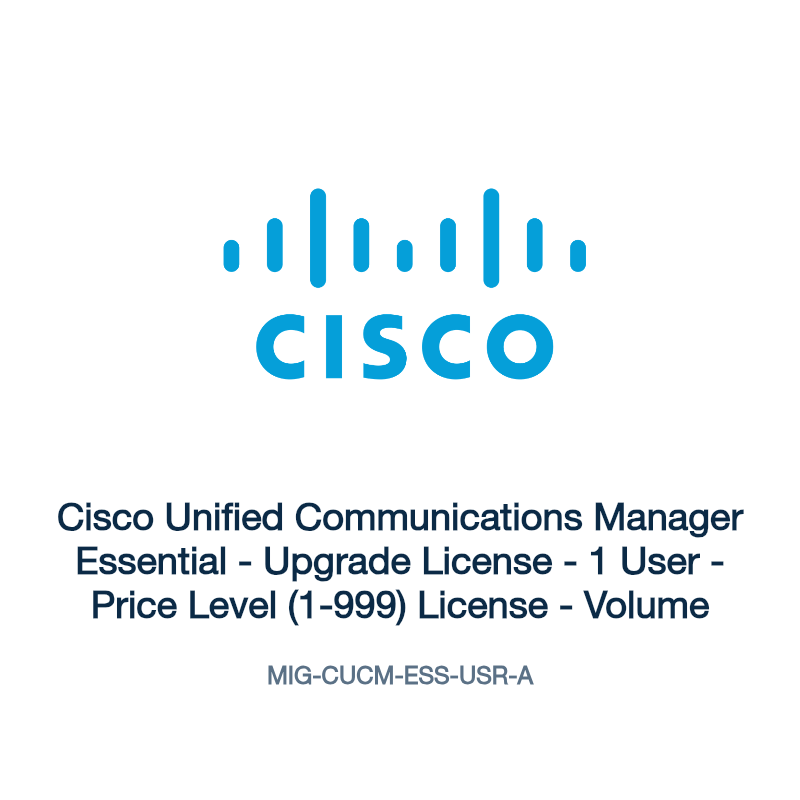 MIG-CUCM-ESS-USR-A: Cisco Unified Communications Manager Essential
