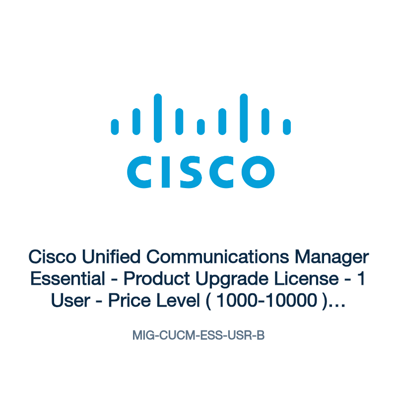 MIG-CUCM-ESS-USR-B: Cisco Unified Communications Manager Essential