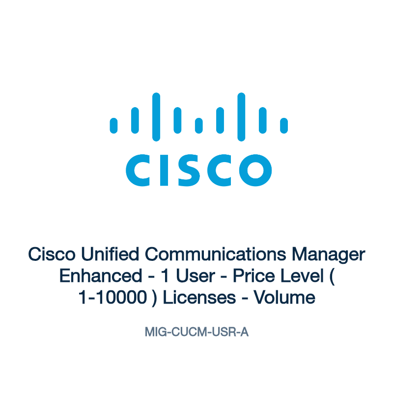 MIG-CUCM-USR-A: Cisco Unified Communications Manager Enhanced