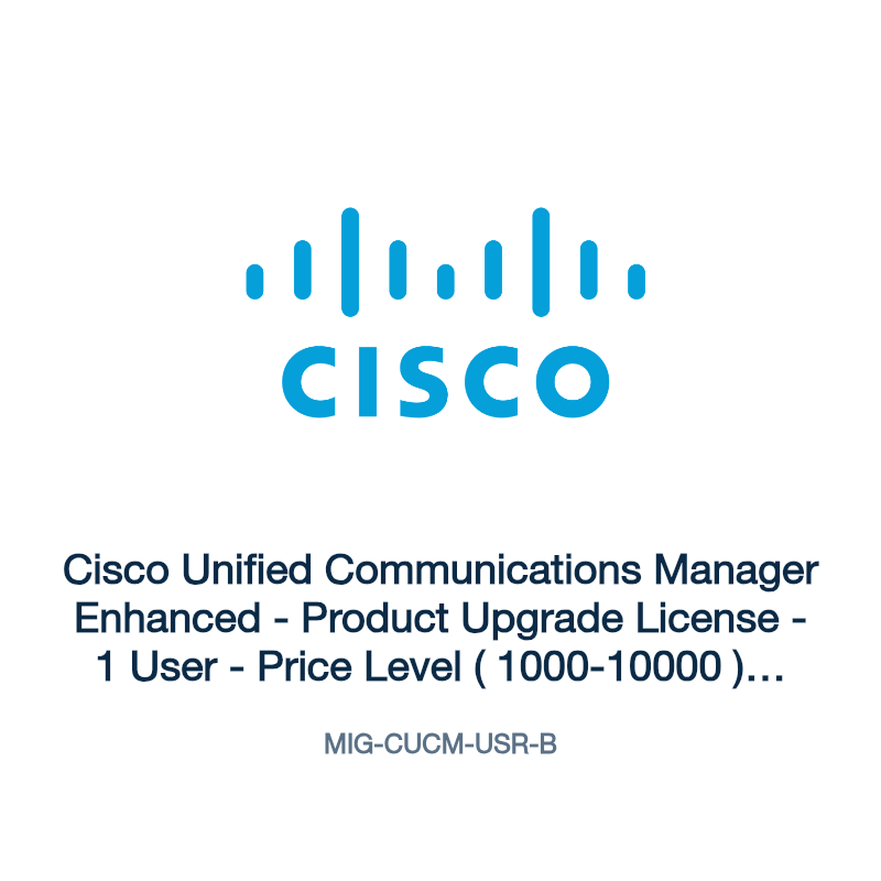 MIG-CUCM-USR-B: Cisco Unified Communications Manager Enhanced