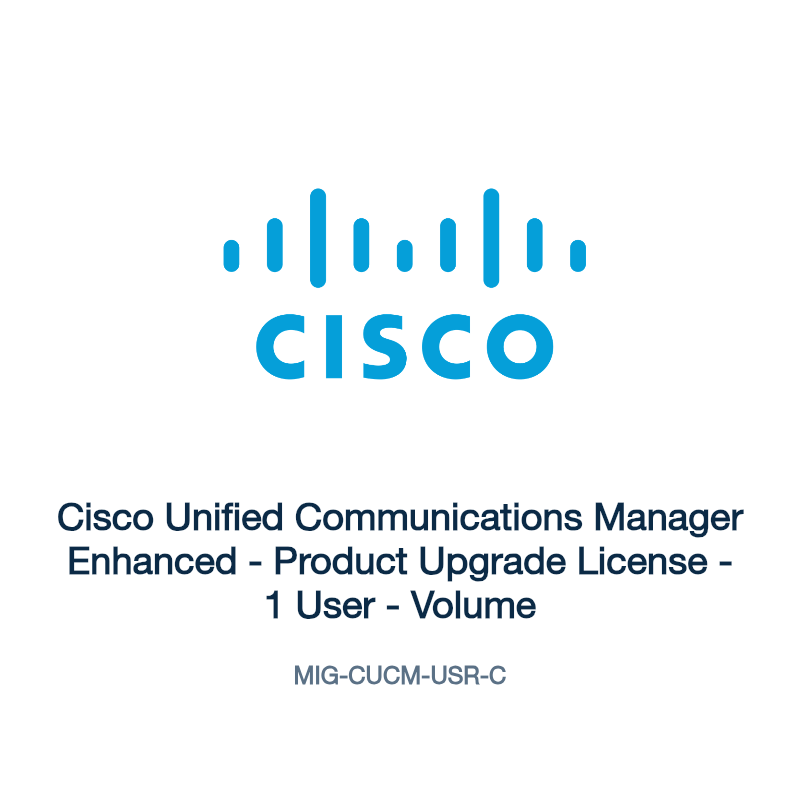MIG-CUCM-USR-C: Cisco Unified Communications Manager Enhanced