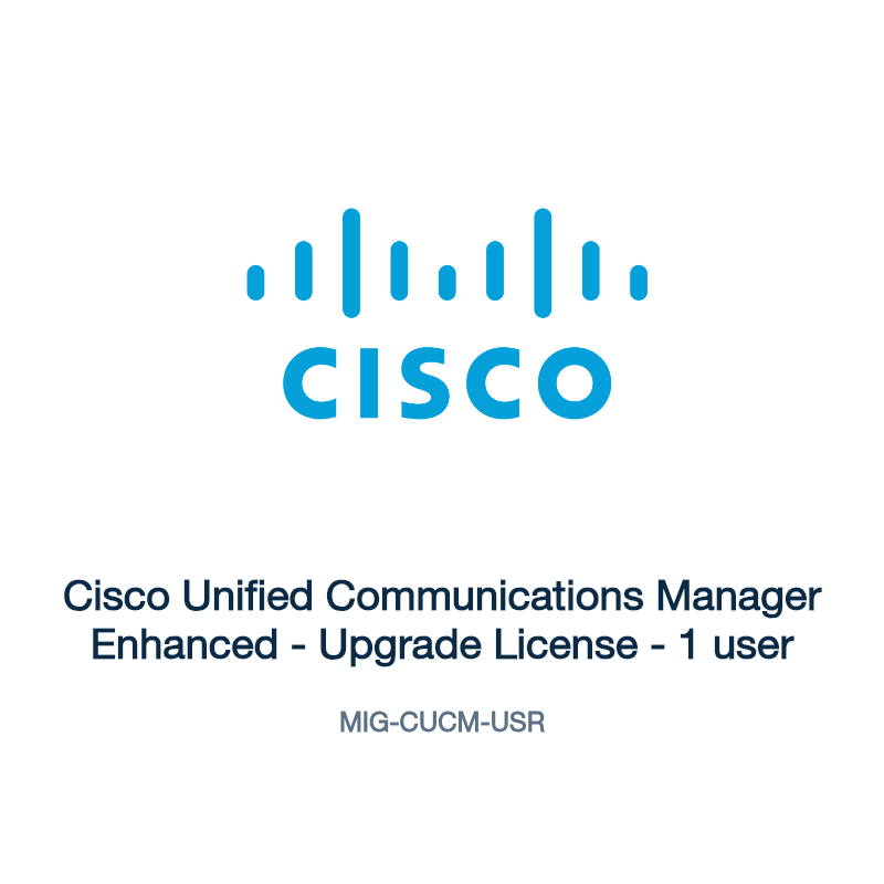 MIG-CUCM-USR: Cisco Unified Communications Manager Enhanced