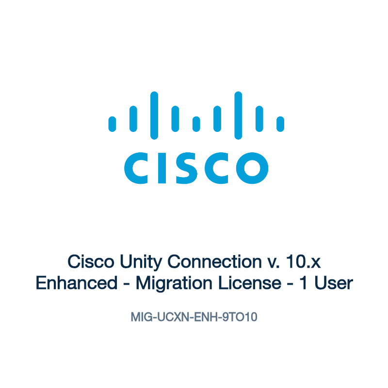 MIG-UCXN-ENH-9TO10: Cisco Unity Connection v. 10.x Enhanced