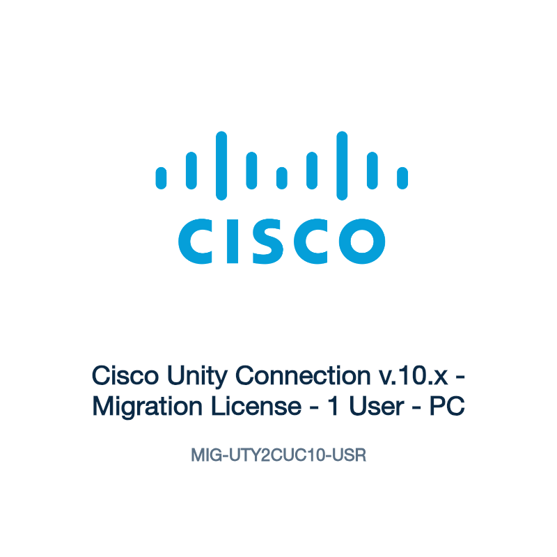 MIG-UTY2CUC10-USR: Cisco Unity Connection v.10.x