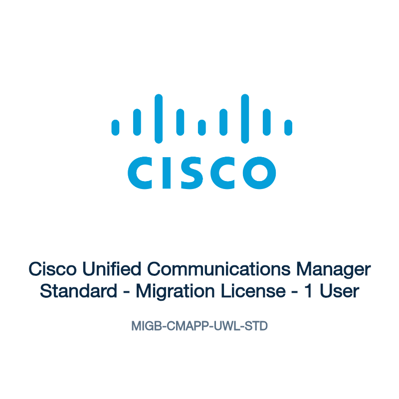 MIGB-CMAPP-UWL-STD: Cisco Unified Communications Manager Standard