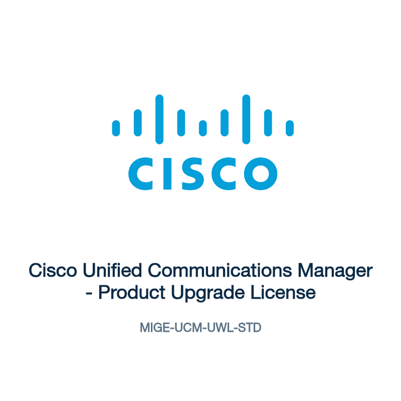 MIGE-UCM-UWL-STD: Cisco Unified Communications Manager