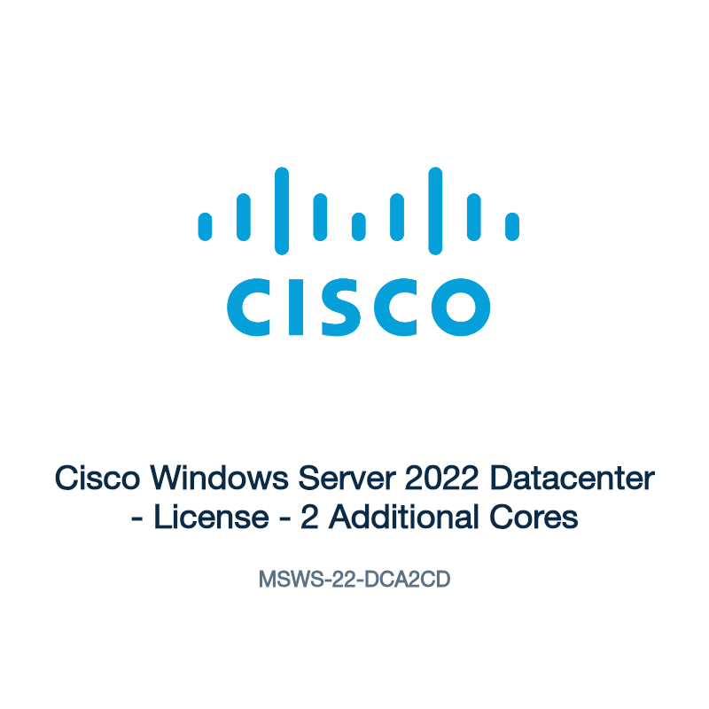 MSWS-22-DCA2CD: Cisco Windows Server 2022 Datacenter