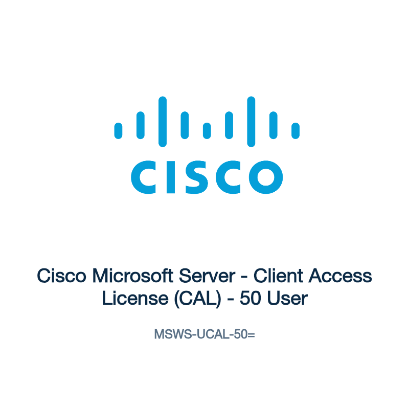 MSWS-UCAL-50=: Cisco Microsoft Server