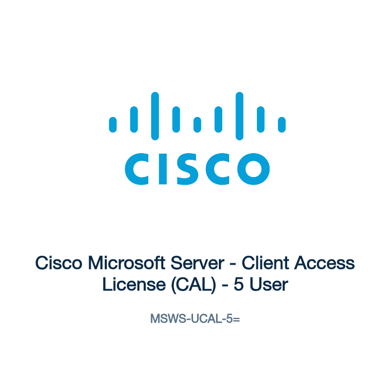 MSWS-UCAL-5=: Cisco Microsoft Server