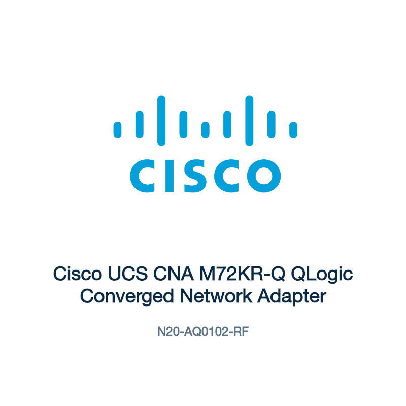 N20-AQ0102-RF: Cisco UCS CNA M72KR-Q QLogic Converged Network Adapter