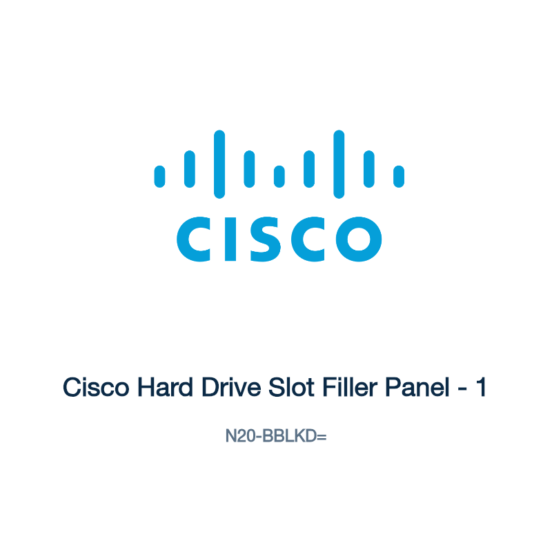 N20-BBLKD=: Cisco Hard Drive Slot Filler Panel