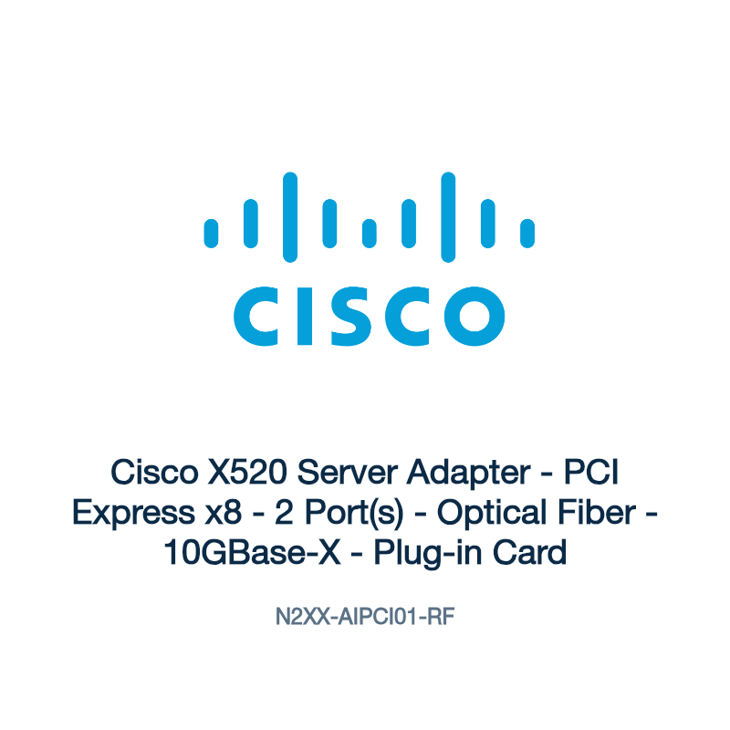 N2XX-AIPCI01-RF: Cisco X520 Server Adapter