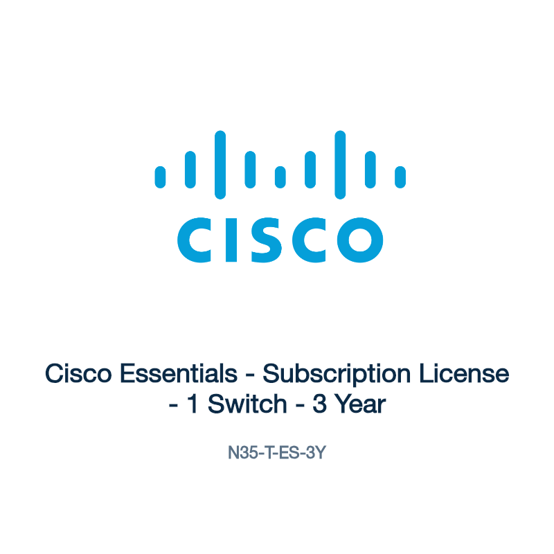 N35-T-ES-3Y: Cisco Essentials